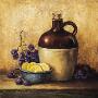 Jug With Grapes And Lemons by Peggy Thatch Sibley Limited Edition Pricing Art Print