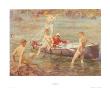 Ruby Gold And Malachite by Henry Scott Tuke Limited Edition Pricing Art Print