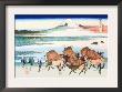 Merchants Travel To Market In View Of Mount Fuji by Katsushika Hokusai Limited Edition Print