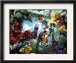 All New Savage She-Hulk #4 Group: Spider-Man, Lyra, She-Hulk, Ms. Marvel And Wolverine by Peter Vale Limited Edition Print