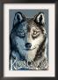 Kings Canyon Nat'l Park - Wolf Up Close - Lp Poster, C.2009 by Lantern Press Limited Edition Pricing Art Print