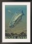 King Salmon - Rogue River, Oregon, C.2009 by Lantern Press Limited Edition Pricing Art Print