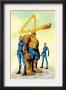Marvel Knights 4 #26 Cover: Mr. Fantastic, Human Torch, Invisible Woman, Thing And Fantastic Four by Valentine De Landro Limited Edition Print
