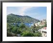 Kefalonia, View Over The Village Of Assos To The Bay And Peninsula Hill, Remains Of Venetion Castle by Ian West Limited Edition Print