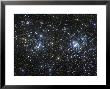 The Double Cluster, Ngc 884 And Ngc 869, As Seen In The Constellation Of Perseus by Stocktrek Images Limited Edition Print