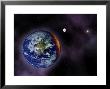 In This Artist's Visualization, The Earth Is Shown At The Outer Edges Of The Known Solar System by Stocktrek Images Limited Edition Pricing Art Print
