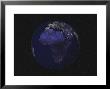 Full Earth At Night Showing Africa, Europe 2001-08-07 by Stocktrek Images Limited Edition Print