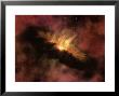 Young Star Surrounded By A Dusty Protoplanetary Disk by Stocktrek Images Limited Edition Pricing Art Print