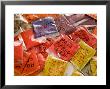 Bags Of Powdered Dyes At The Mercado Hidalgo, Guanajuato, Mexico by Julie Eggers Limited Edition Print