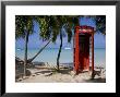 Caribbean, Antigua, Dickenson Bay, English Red Telephone Box by Gavin Hellier Limited Edition Print