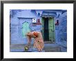 Traditional Blue Architecture, Jodhpur, Rajasthan, India by Doug Pearson Limited Edition Print