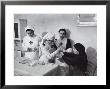 Nurse Attending To An Elderly Woman In A Hosptial During World War Ii by A. Villani Limited Edition Print