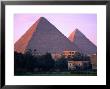 Pyramids Of Giza From North East At Sunrise, Giza, Egypt by John Elk Iii Limited Edition Print