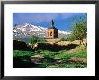 Country Path To Village Church Beneath Snow Capped Sierra Nevada, La Calahorra, Andalucia, Spain by David Tomlinson Limited Edition Pricing Art Print