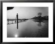 Flooded Race Track At Churchill Downs Submerged In Water From The Surging Ohio River by Margaret Bourke-White Limited Edition Print