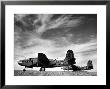 Two Camouflaged A-20 Attack Planes Sitting On Airstrip At American Desert Air Base, Wwii by Margaret Bourke-White Limited Edition Print