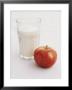 Glass Of Milk And Red Apple by Roger Stowell Limited Edition Print