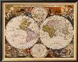 New World Map, 17Th Century by Nicholas Visscher Limited Edition Print