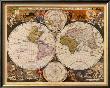 New World Map, 17Th Century by Nicholas Visscher Limited Edition Pricing Art Print