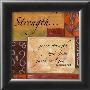 Words To Live By, Decor***Strength by Debbie Dewitt Limited Edition Print
