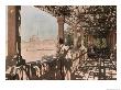 An Egyptian Man Looks Out Over The City From A Trellised Walkway by W. Robert Moore Limited Edition Pricing Art Print
