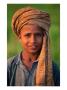 Boy With Orange Turban, Looking At Camera, Afghanistan by Stephane Victor Limited Edition Print
