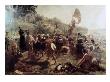 Founding Of The Colony Of Maryland by Emanuel Gottlieb Leutze Limited Edition Pricing Art Print
