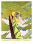 Vogue Cover - January 1927 by Eduardo Garcia Benito Limited Edition Print