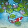 Koi Pool I by Kazuo Limited Edition Print