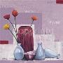 Poppies On Violet by Anna Flores Limited Edition Print