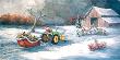 John Deere Christmas by Judy Richardson Limited Edition Pricing Art Print