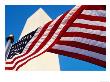 Us Flag, Washington Monument, Washington Dc, U.S.A. by Lou Jones Limited Edition Print
