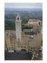 Towers And Plaza In Hill Town, San Gimignqno, Italy by John & Lisa Merrill Limited Edition Pricing Art Print