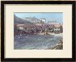 The Beginning Of Sea Swimming In The Old Port Of Biarritz, 1858 (Detail) by Jean Jacques Alban De Lesgallery Limited Edition Pricing Art Print