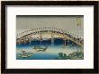 Procession Over A Bridge by Katsushika Hokusai Limited Edition Print