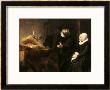 Portrait Of Cornelius Anslo And His Wife, 1641 by Rembrandt Van Rijn Limited Edition Print