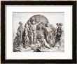 Monsieur Drovetti And His Followers Using A Plumb Line To Measure A Colossal Head by Granger Limited Edition Print