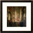 Estates General Of Paris Meeting In Notre-Dame After The Death Of Charles Iv (1295-1328) by Jean Alaux Limited Edition Pricing Art Print