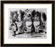 Tweedledum And Tweedledee, Illustration From Through The Looking Glass, By Lewis Carroll, 1872 by John Tenniel Limited Edition Print