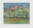 Houses In Bellevue And Pigeon-Tower by Paul Cezanne Limited Edition Print