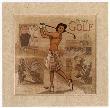Golf Lady by Bruno Pozzo Limited Edition Print