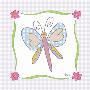 Dragonfly Of Gingham by Diane Stimson Limited Edition Print
