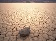 Rock In Dry Cracked Desert Landscape by Pat O'hara Limited Edition Print