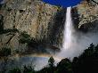 Bridaleveil Falls With Rainbow, Yosemite National Park, Usa by Mark & Audrey Gibson Limited Edition Print