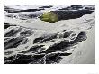 Glacial Rivers Crossing The Dark Volcanic Plains by Olivier Grunewald Limited Edition Print