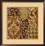 Henna Patterns On Gold Ii by Nancy Slocum Limited Edition Pricing Art Print