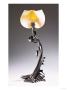 A Fine And Important Wheel-Carved Glass And Bronze Table Lamp, Circa 1903 by Franz Arthur Bischoff Limited Edition Print