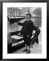 Kent School Headmaster Father Sill Yelling Through Megaphone To Crew Team by Peter Stackpole Limited Edition Print