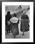 Peasant Women On A Bridge In Budapest by William Vandivert Limited Edition Pricing Art Print