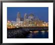 Cathedral Waterfront Dusk, Cadiz, Andalucia, Spain, Europe by Charles Bowman Limited Edition Pricing Art Print